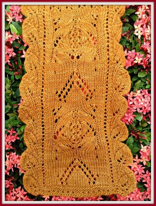 Thailand Memories Knit Lace Scarf