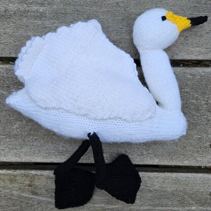 Knitted Whooper Swan