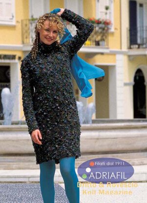 Camilla Dress in Adriafil Graphic