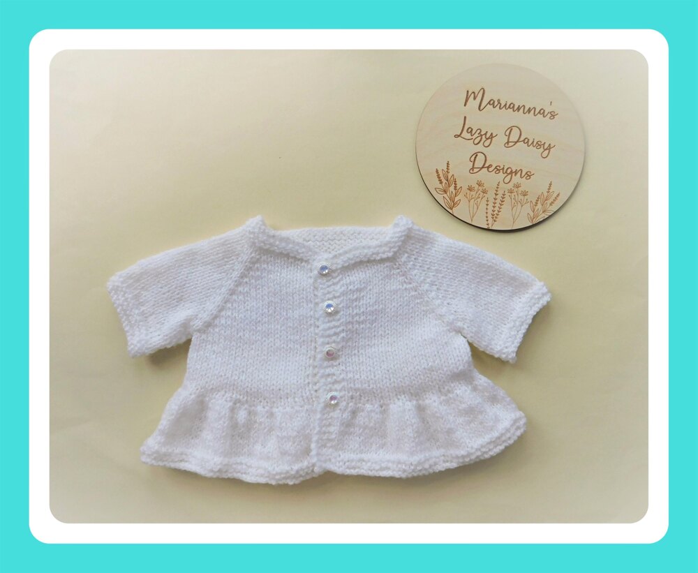 Marianna's lazy days outlet baby cardigan