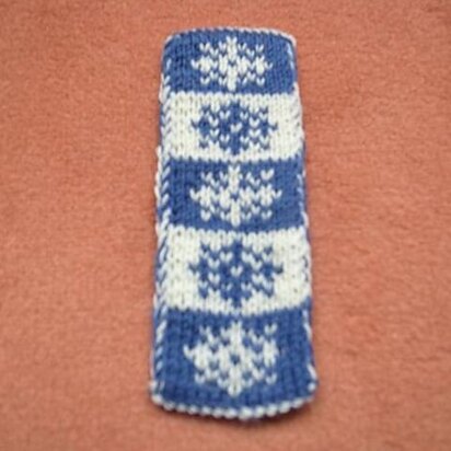 Snowflakes bookscarf