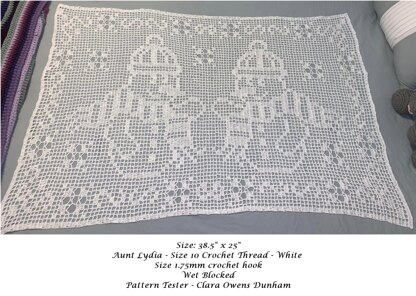 Snowman Table Topper - Filet Crochet Pattern & Charts