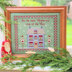 Historical Sampler Company Its the Most Wonderful Time of the Year Cross Stitch Kit - 29cm x 25cm