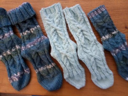 Wheatsheaf Aran Socks
