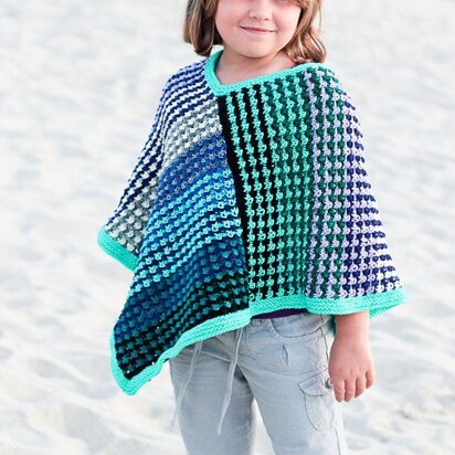 Ice Queen Poncho - knitting pattern