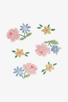 Scattered Roses Floral in DMC - PAT0223 - Downloadable PDF