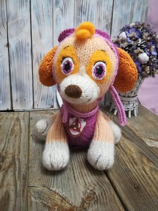 Knitted Skye from ‘’Paw Patrol’’