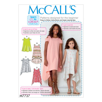 McCall's Children's/Girls' Dresses M7737 - Sewing Pattern