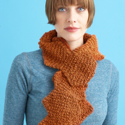 Williamsburg Scarf in Lion Brand Homespun - 90266AD