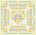 Riverdrift House Bunny Heart Sampler Cross Stitch Kit