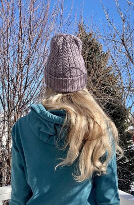 Lavender Land Beanie and Cowl