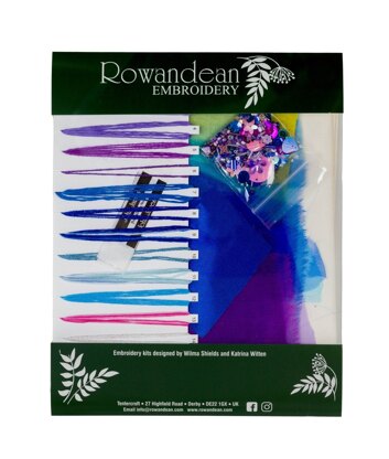 Rowandean Christmas Cards Kit (Blue and Purple) - 32cm x 25cm