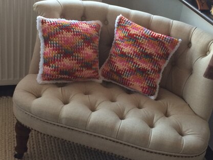 Amateur argyle cushion