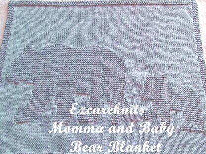 Mamma And Baby Bear Blanket