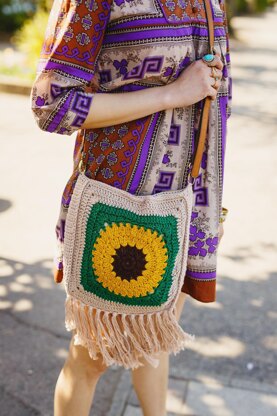 Sunflower Boho Bag