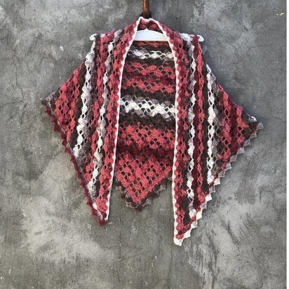 Crochet Triangle Shawl