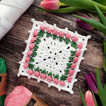 For the Love of Tulips Coaster