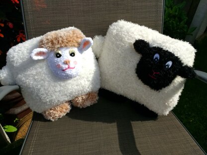 Sheep and Alpaca cushion