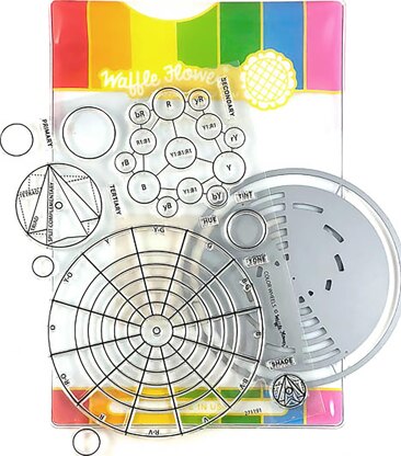 Waffle Flower Crafts Waffle Flower Stamp & Die Set - Color Wheels ...