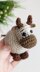 Cow crochet pattern, amigurumi cow easy crochet pattern