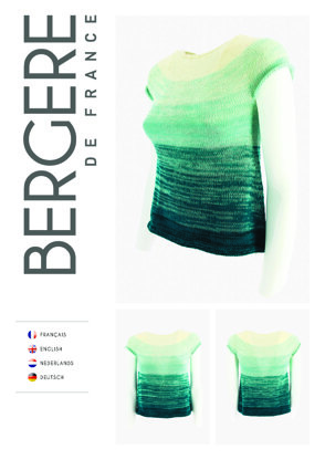 Top Down Tunic in Bergere de France Unic - Downloadable PDF