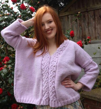 Sloppy Joe Sweater Knitting pattern by Marianne Henio | LoveCrafts