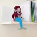Mermaid sitting pose