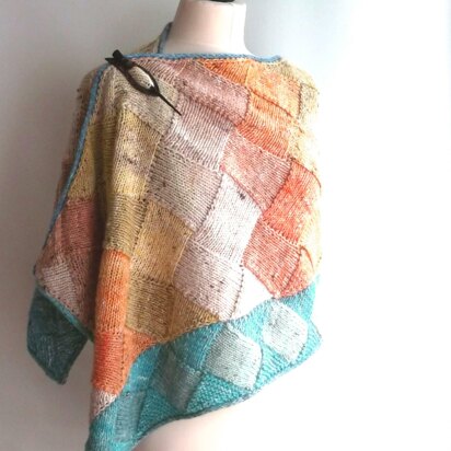 Noro entrelac wrap