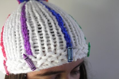 Knitted Crayon Beanie