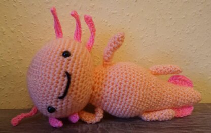 Crochet Pattern Axolotl Leni!