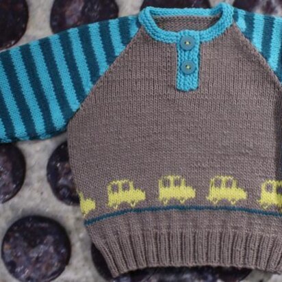 Jamie Jumper with Cars * Sizes 0 months to 4 years