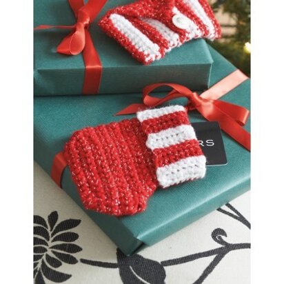 Gift Card Stocking in Bernat Happy Holidays - Downloadable PDF