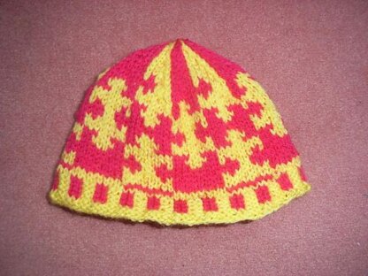 Puzzle kids beanie