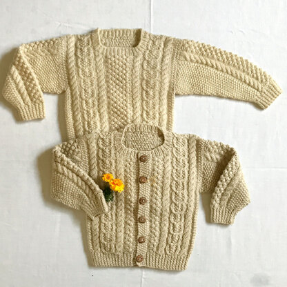 Yankee Knitter Designs 19 Child's Aran Sweaters PDF