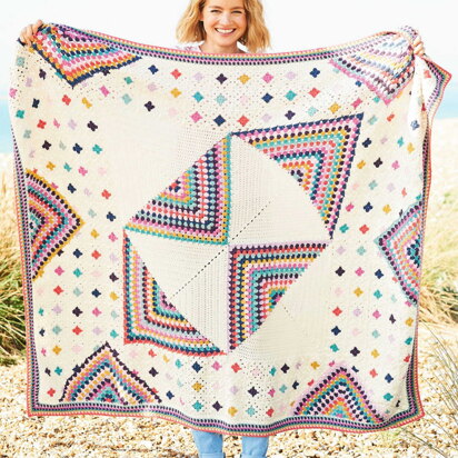 Granny Celebration Blanket in Stylecraft Bellissima & Bambino DK - 9834 - Downloadable PDF