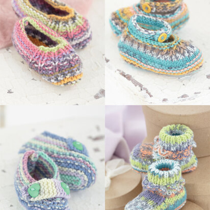 Shoes in Sirdar Snuggly Baby Crofter DK - 4514 - Downloadable PDF