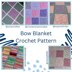 Bow Blanket Crochet Pattern - US Terms