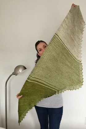 Promise of Spring shawl