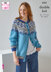 Fairisle Cardigan and Waistcoat in King Cole Merino Blend DK - 6365 - Leaflet