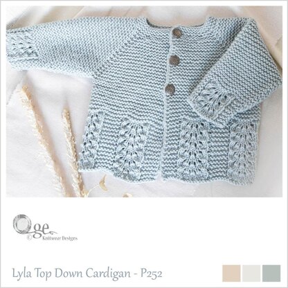 Lyla Top Down Cardigan - P252