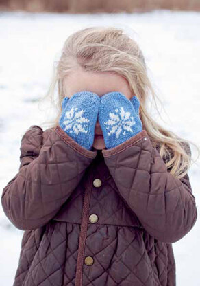 "Lindgren Mittens" - Mittens Knitting Pattern For Girls in MillaMia Naturally Soft Merino