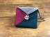 Tunisian Color Block Wristlet