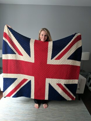 Union Jack C2C Blanket