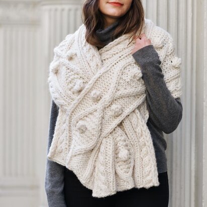 Kensington Cable Wrap - knitting pattern