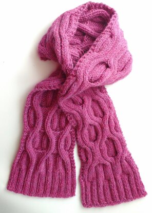 Chunky Cable Scarf