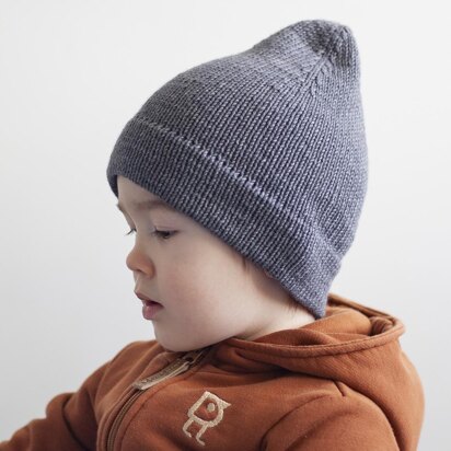 Toddler high top beanie - double brim hat + VIDEO