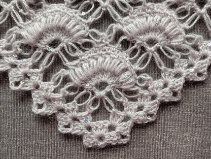 Crochet Shawl Pattern/Chart #58