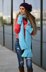Svalbard knit super scarf with fringe