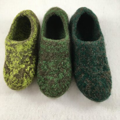 Kids Felted Slippers