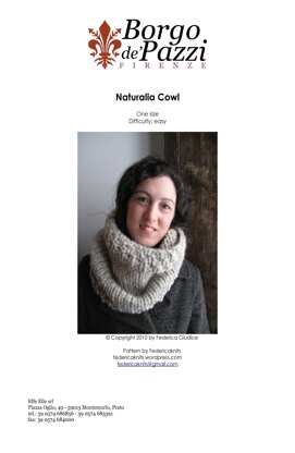 Naturalia Cowl in Borgo de’ Pazzi – Firenze Naturalia - Downloadable PDF